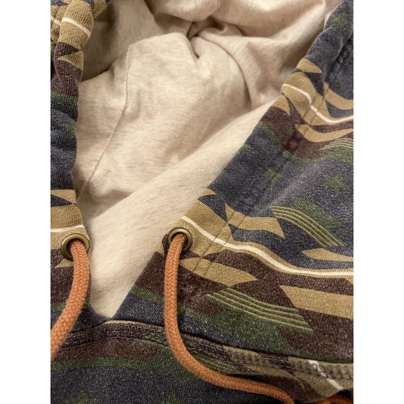 Vintage Staple Rugged Outdoor Hoodie Mens Large Renown Pigeon Brand Tribal NYC - Picture 7 of 12